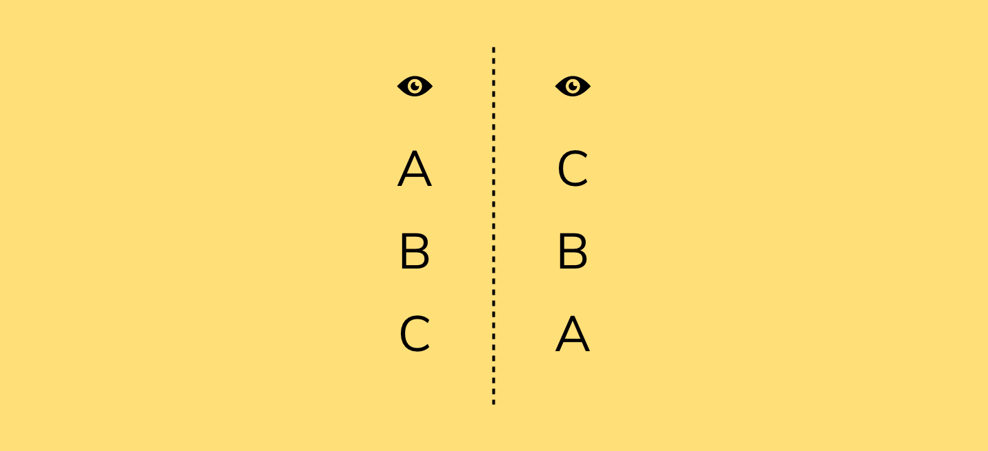 A/B test are good to test your interface Try to test users