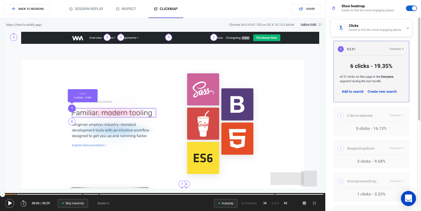 Click maps as heatmaps Clickmaps as heatmaps