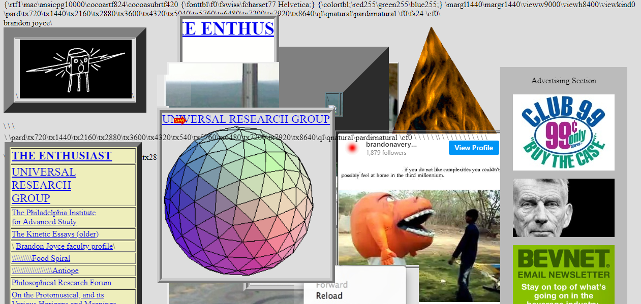 Design A cluttered website.