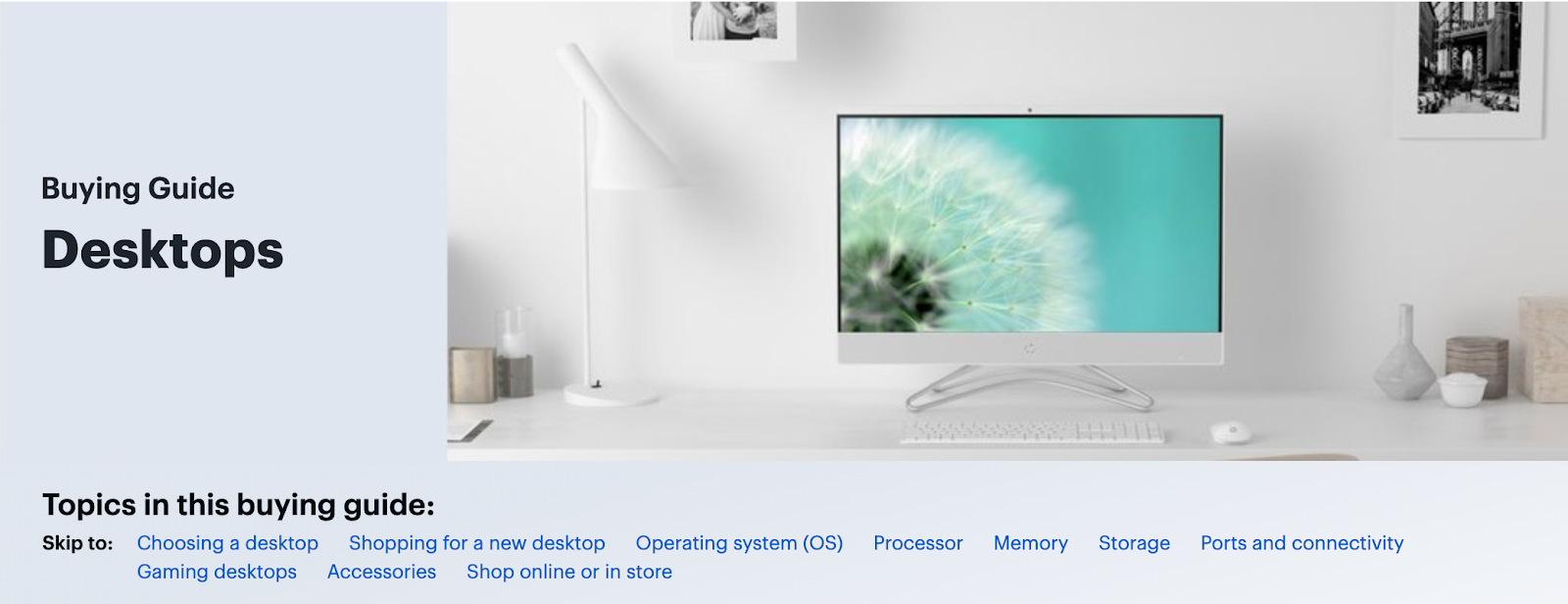 Desktop Buying Guide Buing Guide