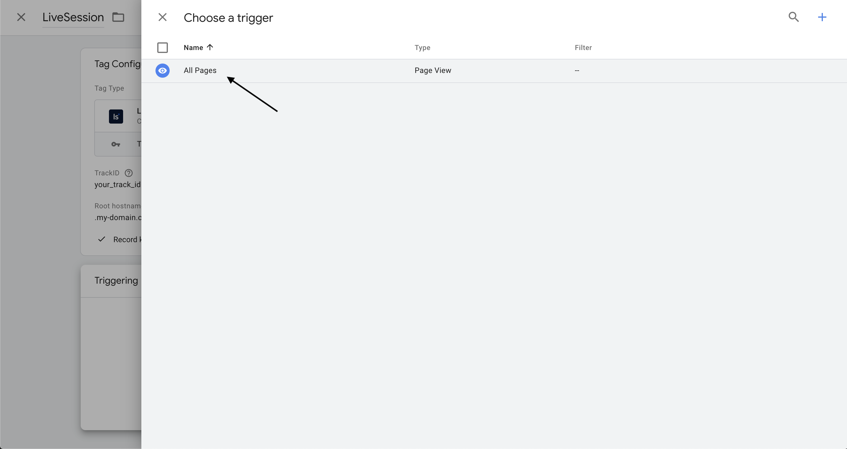 All pages Google Tag Manager integration