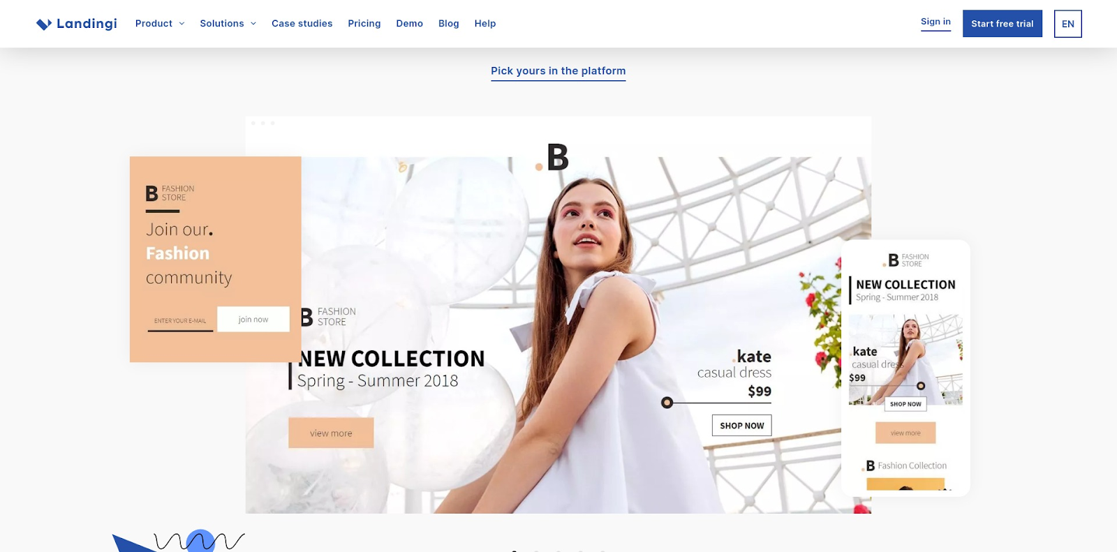 Sign-Up Forms That Are Interactive Landingi - screenshot