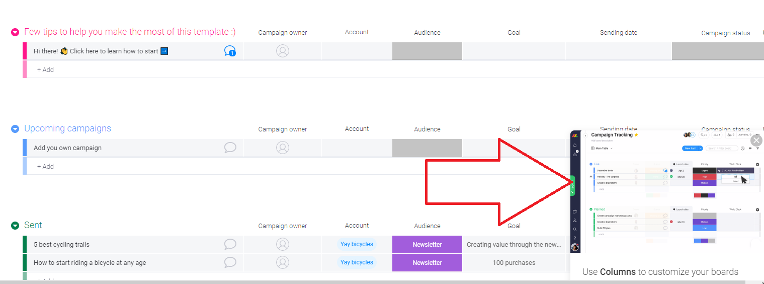 Monday example Monday example - dashboard - 1