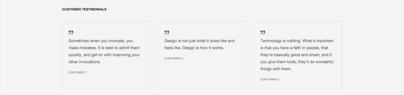 The Law of Proximity Reviews on a website, an illustration of the law of proximity.